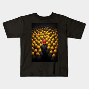 Odd One Out  (Yellow ducks) Kids T-Shirt